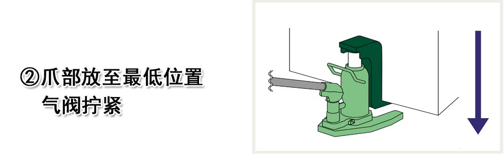 爪式千斤頂?shù)恼_使用方法！
